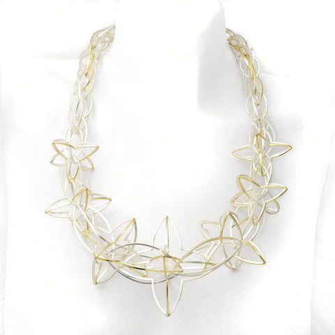 Lattis Burst Necklace a Necklace to Transform you and Invigorate you Shines in 22k Gold and Sterling Silver
