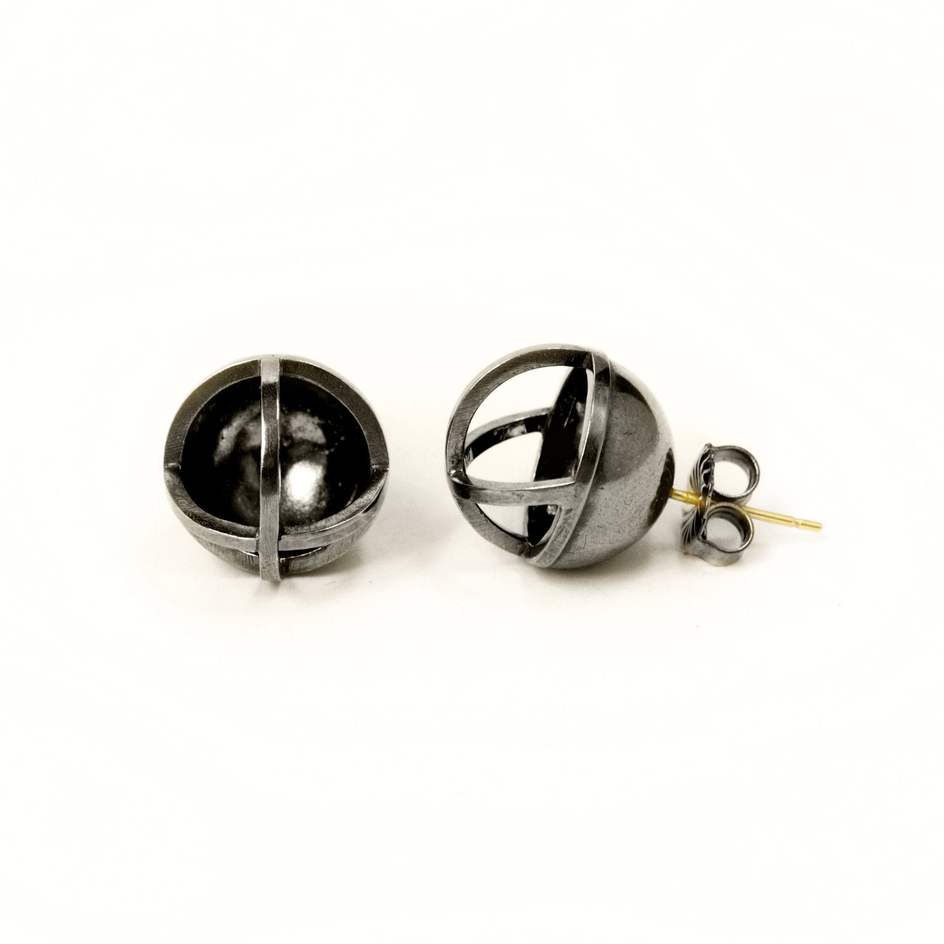Concave Sphere Earrings