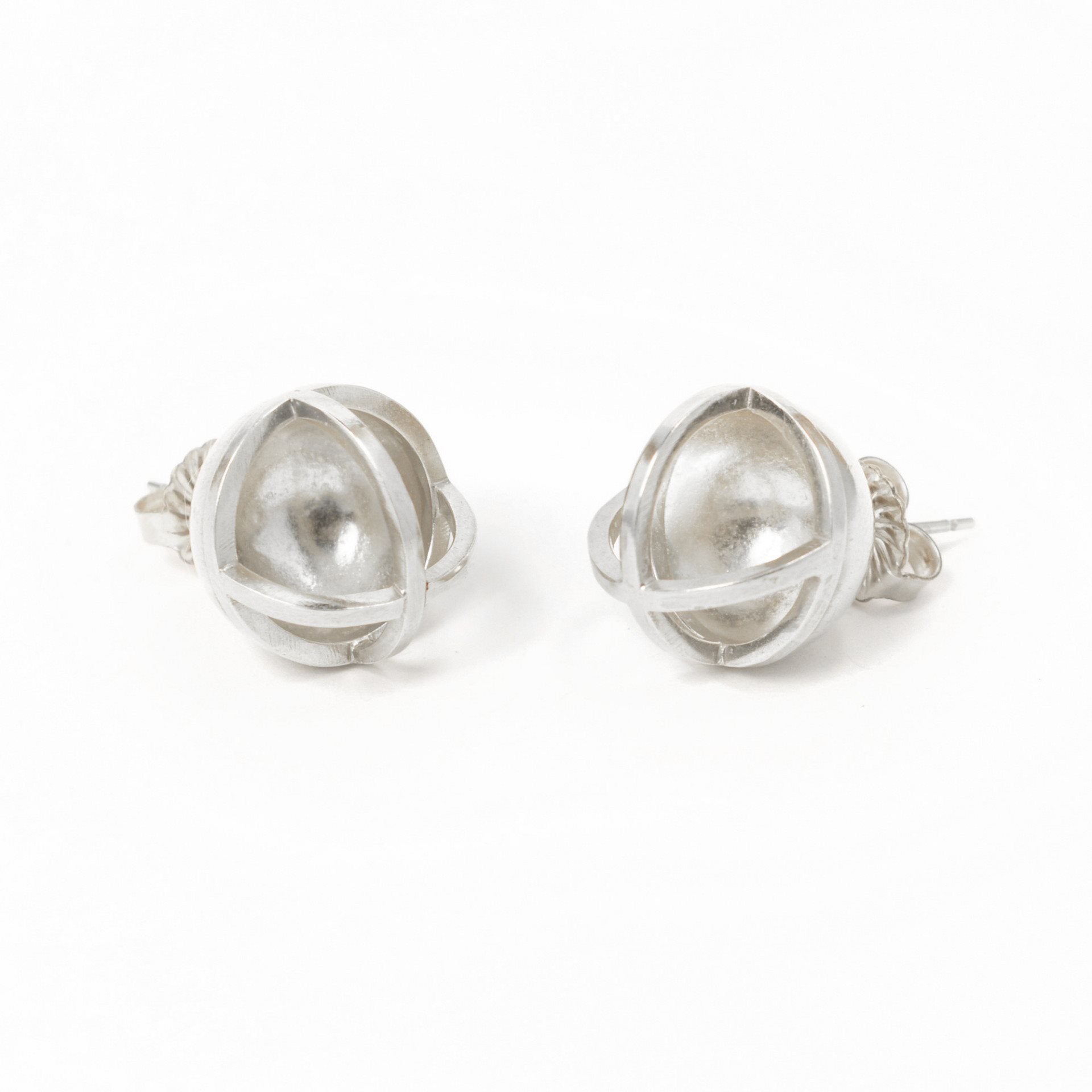 Concave Sphere Earrings