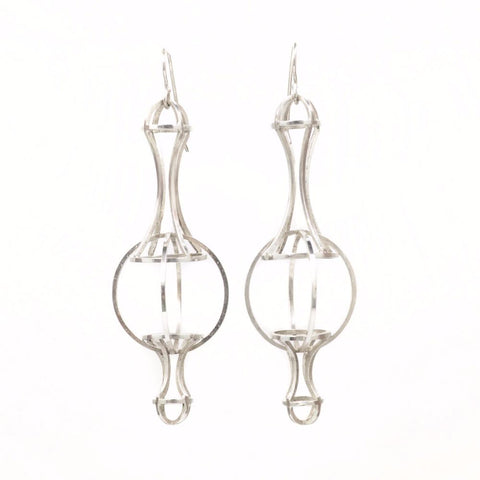 Architectonic Earrings in Sterling Silver