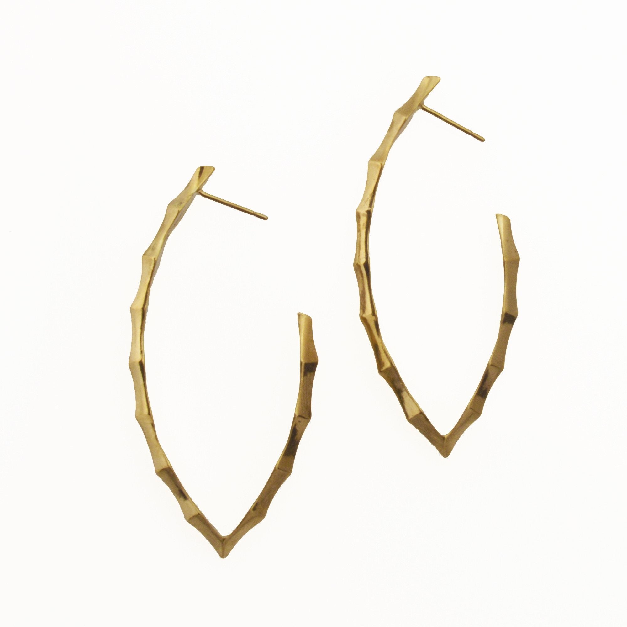 Ibex Hoop Earrings in 18k gold