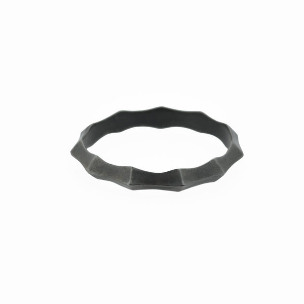 Ibex Ring in Black Patina