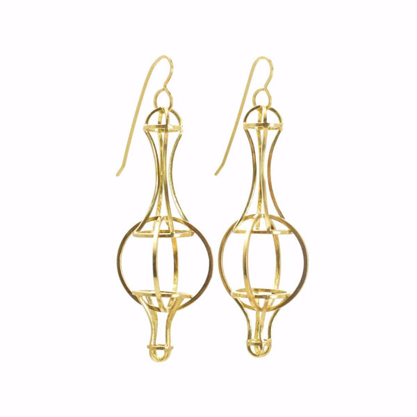 Architectonic Earrings in 18k Gold