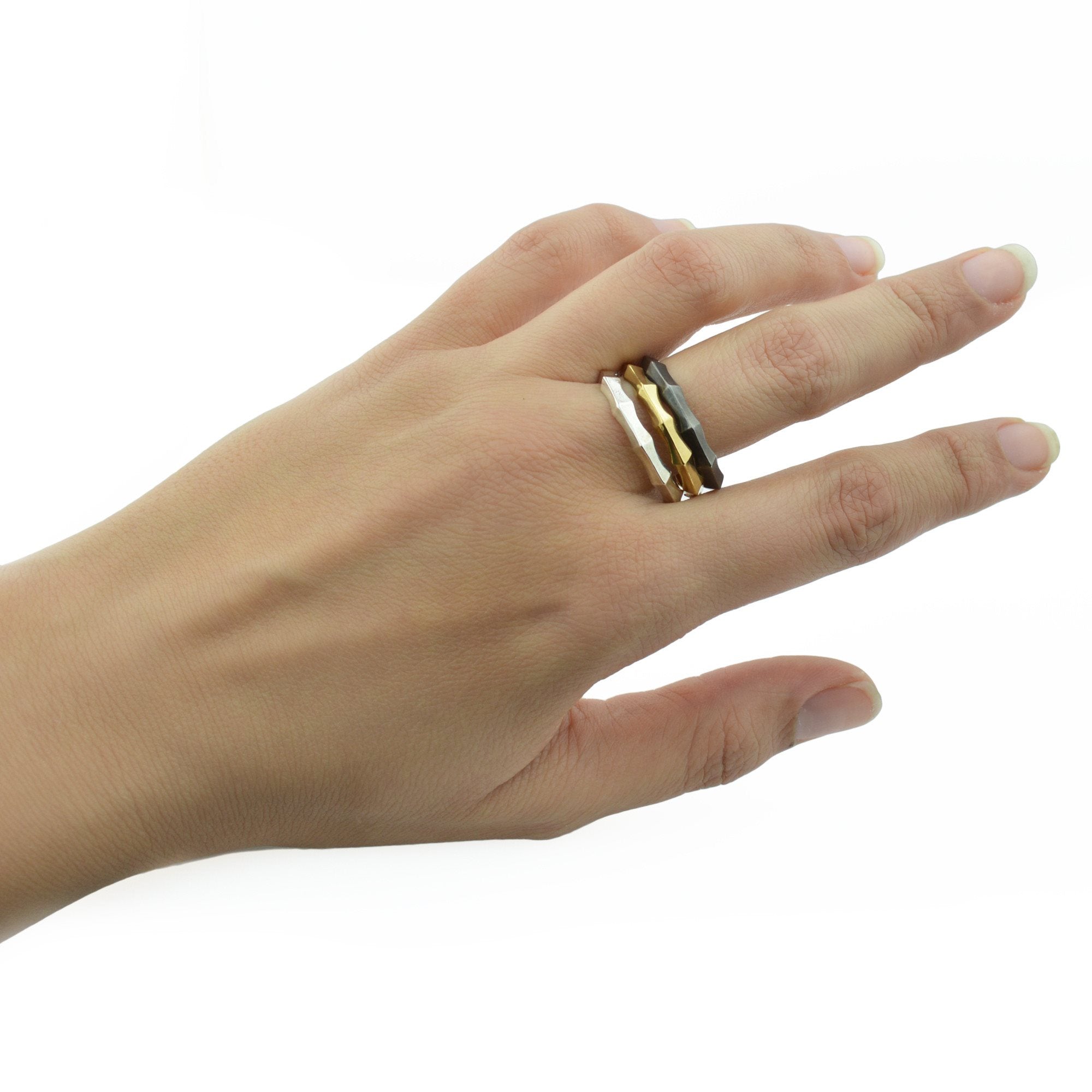 Ibex Stacking Ring in Sterling Silver