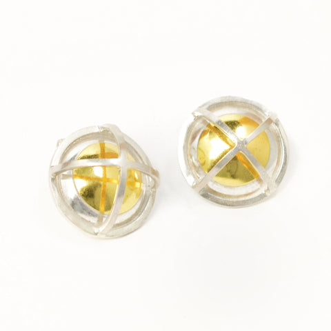 Caged Sphere Earrings