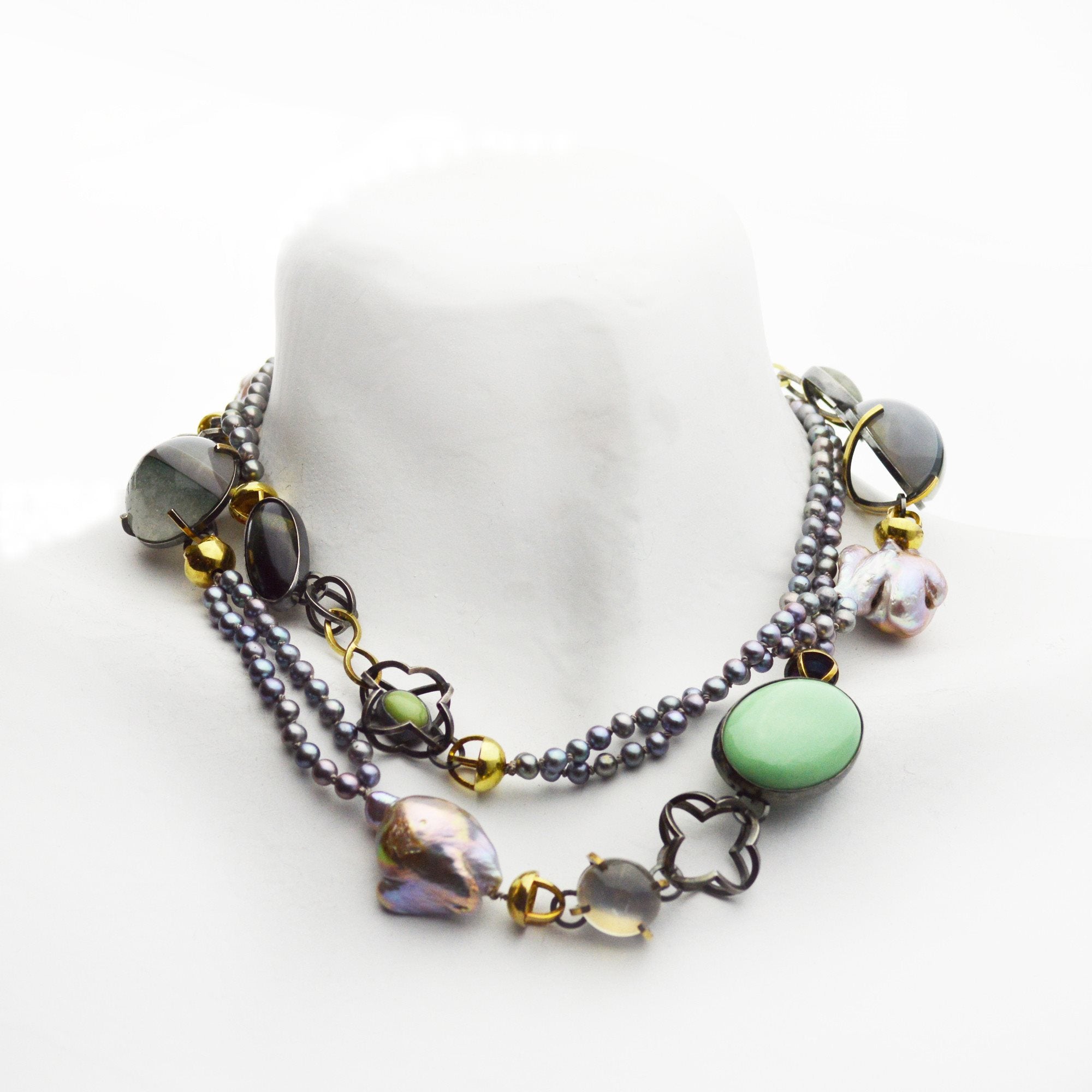 Dusk Necklace and Bracelet