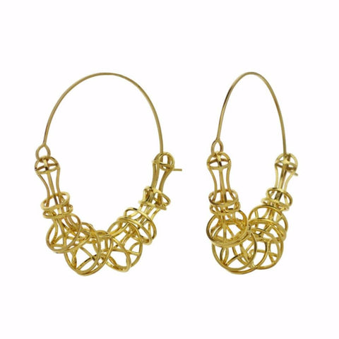 Vertebrae Hoop or Dangle Earrings