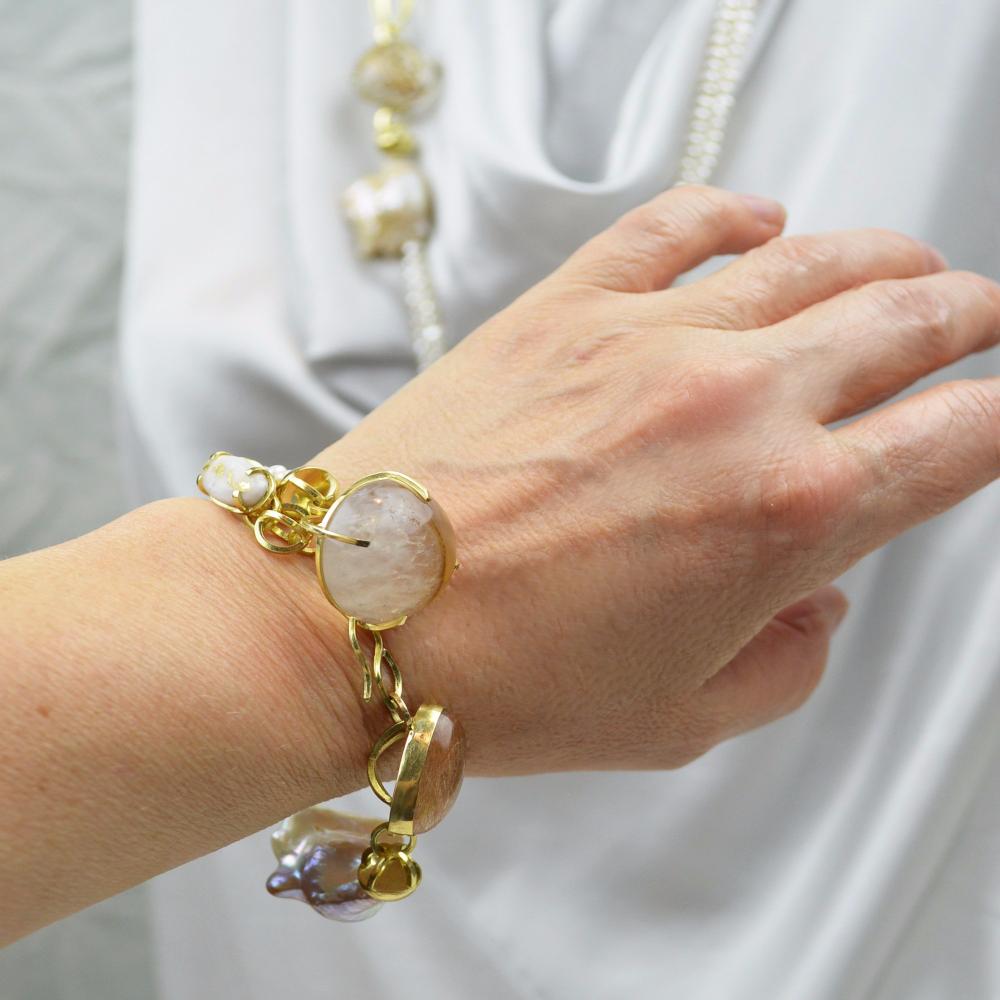 Golden Sunrise Necklace and Bracelet