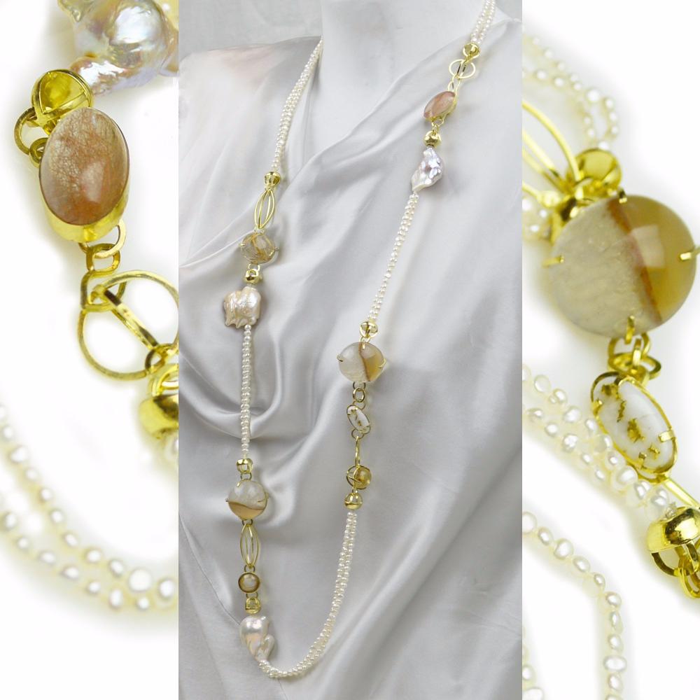 Golden Sunrise Necklace and Bracelet